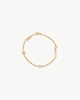 Céline Heart Charm Bracelet